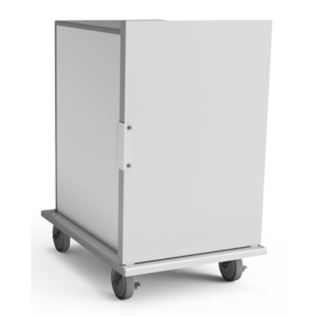 LOCKWOOD MANUFACTURING Half Height Transport Cabinet For 18" Wide Pans CA37-ES20-SD-R
